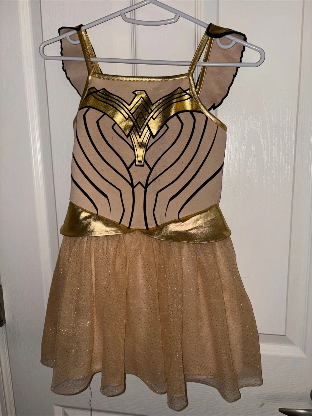 Gold Princess Wonder Woman 1984 Girls Costume Dress